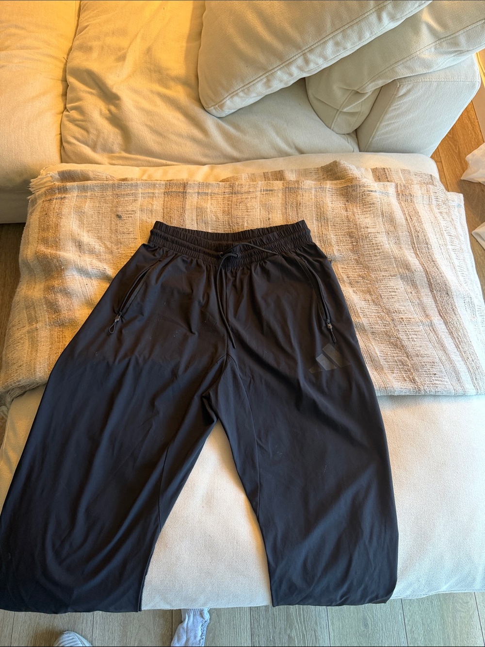 adidas Black Track Jogger Pants